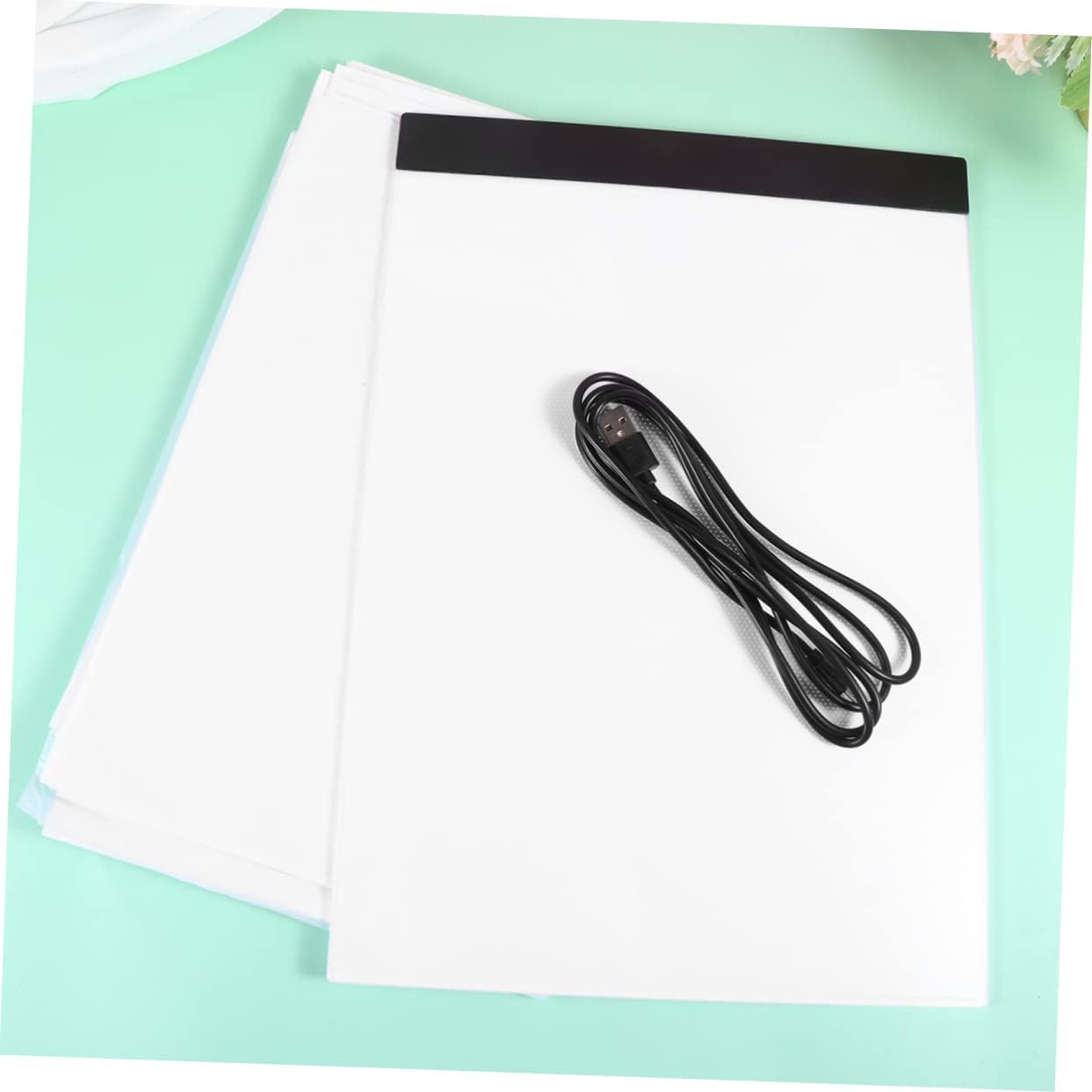 ULDIGI Backlit Copy Board Led Tracing Pad Light up Drawing Pad Writing for Desk of Paper USB Cable