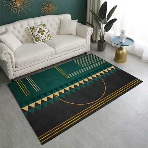 Tapis à motif géométrique pour salon moderne et chambre ado