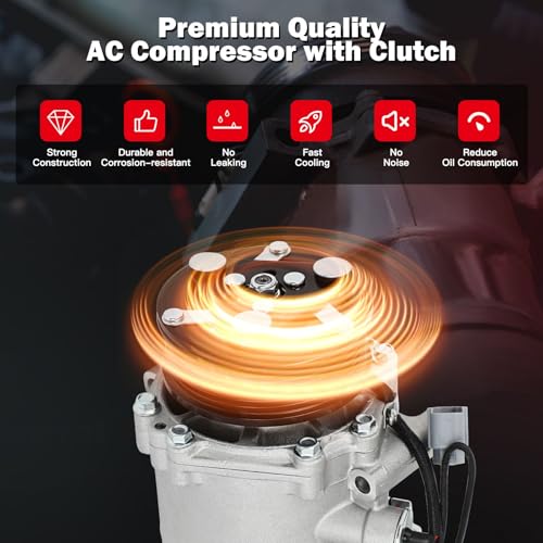 Image of CCIYU AC Compressor w /Clutch for Acura RSX 2.0L 2002-2006
