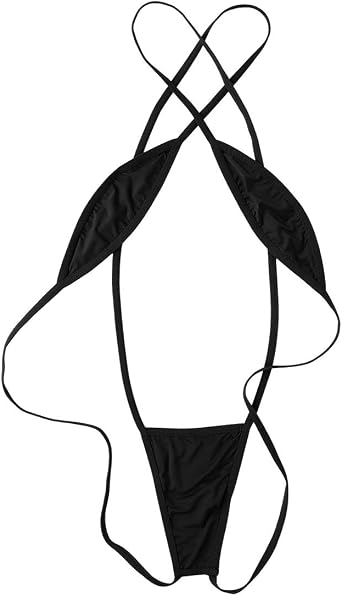 Women's Extreme Lingerie One Piece Swimsuit Sling Shot Micro Bikini Teddy Nightwear