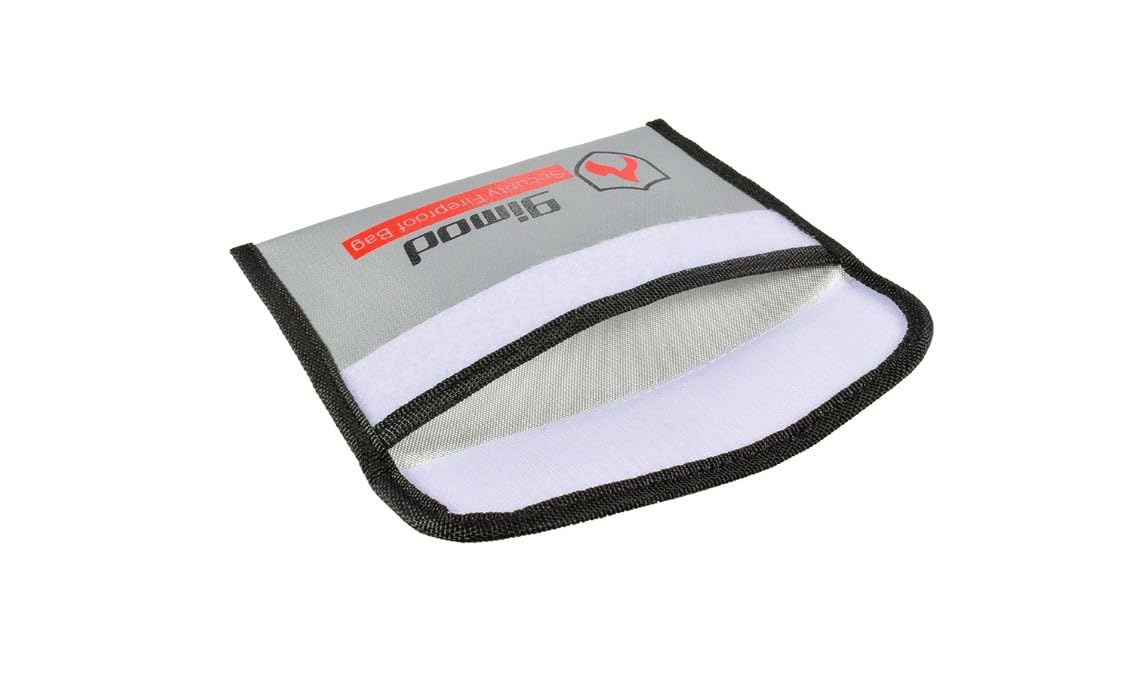 YUNIQUE GREEN-CLEAN-POWER Borsa di Sicurezza per Batterie RC | Custodia Protettiva Anti-Esplosione Lipo | Sacca di Ricarica Resistente al Fuoco, Dimensioni 205x130mm