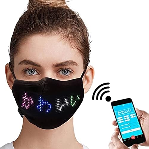 ����}�X�N LED�}�X�N �t�F�C�X�J�o�[ ��������O�b�Y 9������Ή� USB�[�d�� �X�}�z�ȒP���� ���� DIY �a���� ���� �p�[�e�B�[ �n���E�B���O�b�Y �X�|�[�c�ϐ� ��` �O�b�Y �l�C