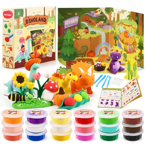 Dinosaur Air Dry Clay Kit for Kids