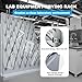 YTFLOT Lab Drying Rack 52 Pegs Laboratory Cabinets Glass Drying Racks Wall-Mount Grey Cleaning Frame for School Laboratory Utensils Hidden Installation