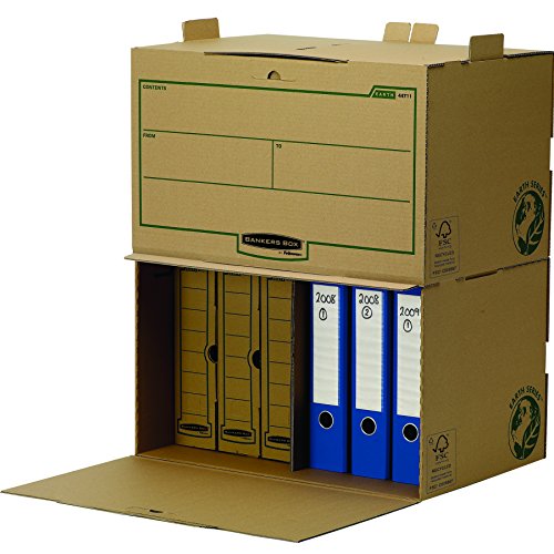 Conteneur Banker Box Fellowes idéal pour ranger le bureau à la maison