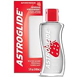 Astroglide Strawberry Flavored Water Based Lube (5oz),Dr. Recommended Brand, Tasty Personal Lubricant For Couples, Women, and Men, Condom Compatible, FDA Cleared, Manufactured in USA