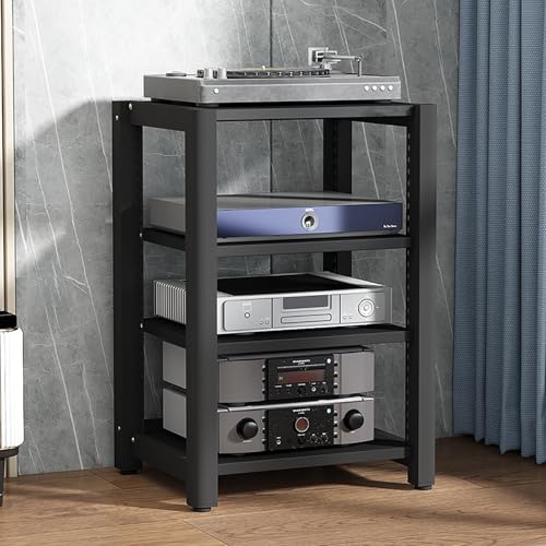 Soporte para tocadiscos y estante de esquina para salones modernos y PS5