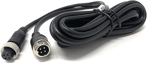 Cable de extensión de video de aviación de 4 pines de 10 pies3M para cámaras de visión trasera CCTV y monitores de respaldo de vehículos,