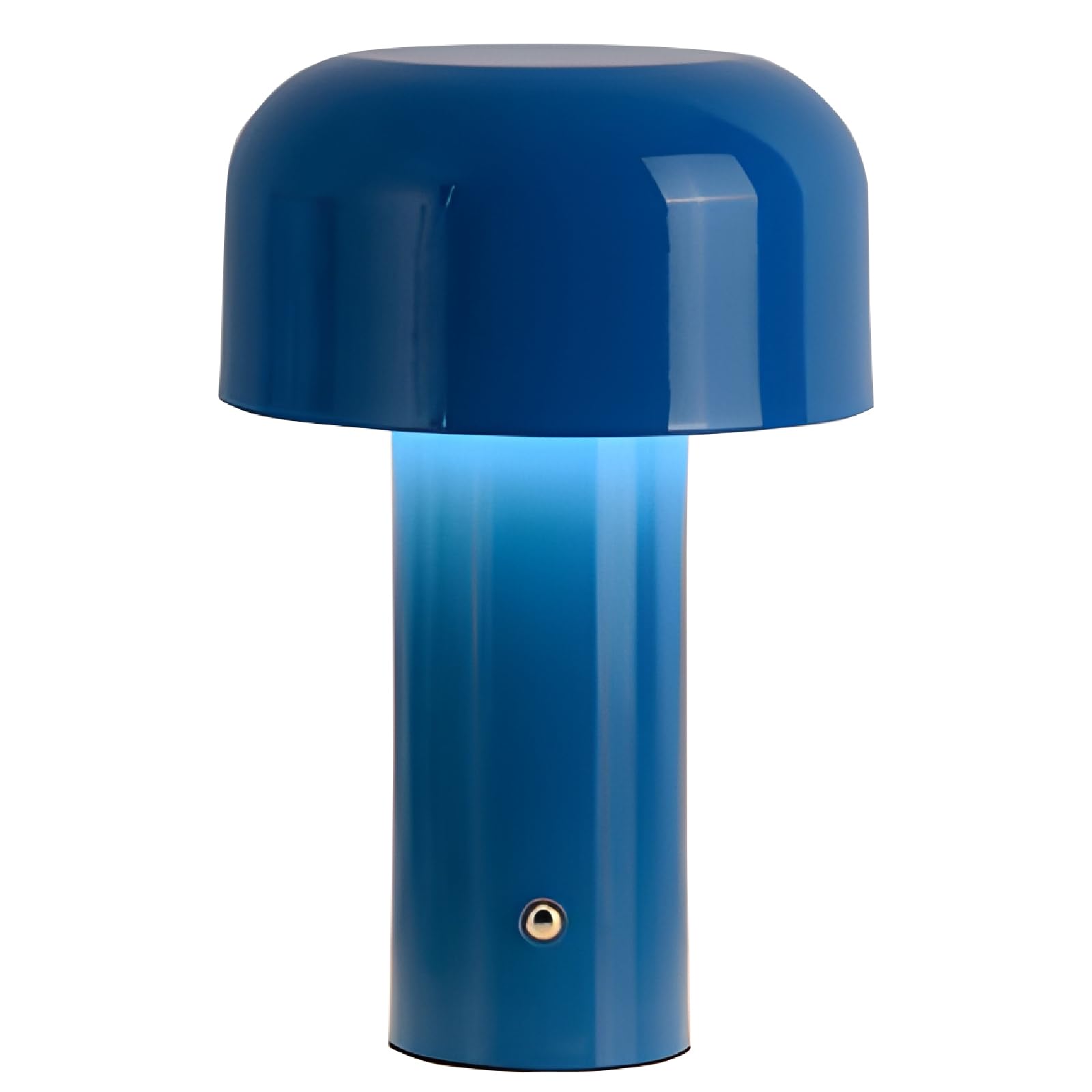 HSKJTT Lámpara De Mesa Con Forma De Seta, Lámpara De Escritorio LED Táctil Portátil Luz Nocturna Recargable Por USB Decoración De Escritorio Para Dormitorio Sala De Estar Decoración, Dark Blue