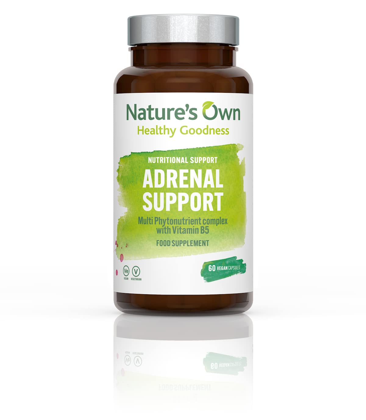 Nature's Own Adrenal Support - 60 Vegan Capsules- New Packaging