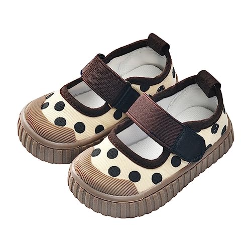 Baby Shoes Boys Girls Sneakers Polka Dot Print Breathable Non Slip Design Outdoor Casual Shoes Toddler Boys & Kids