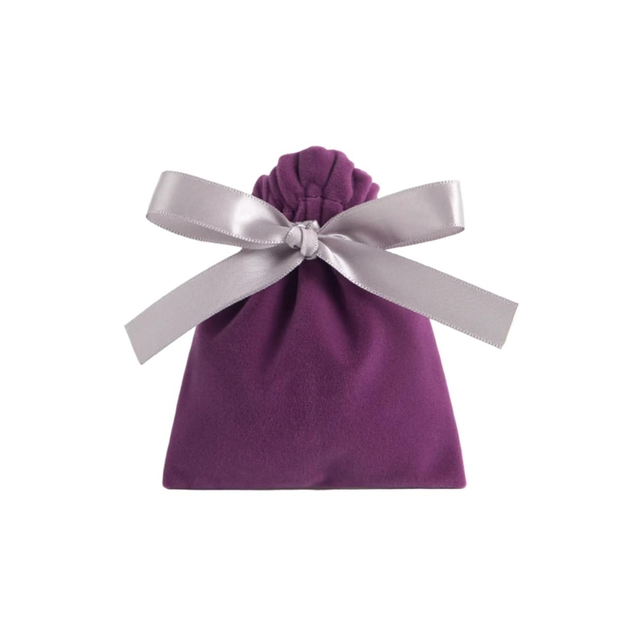 40pcs Purple Velvet Drawstring Pouches Bulk Jewelry Bags Gift Storage