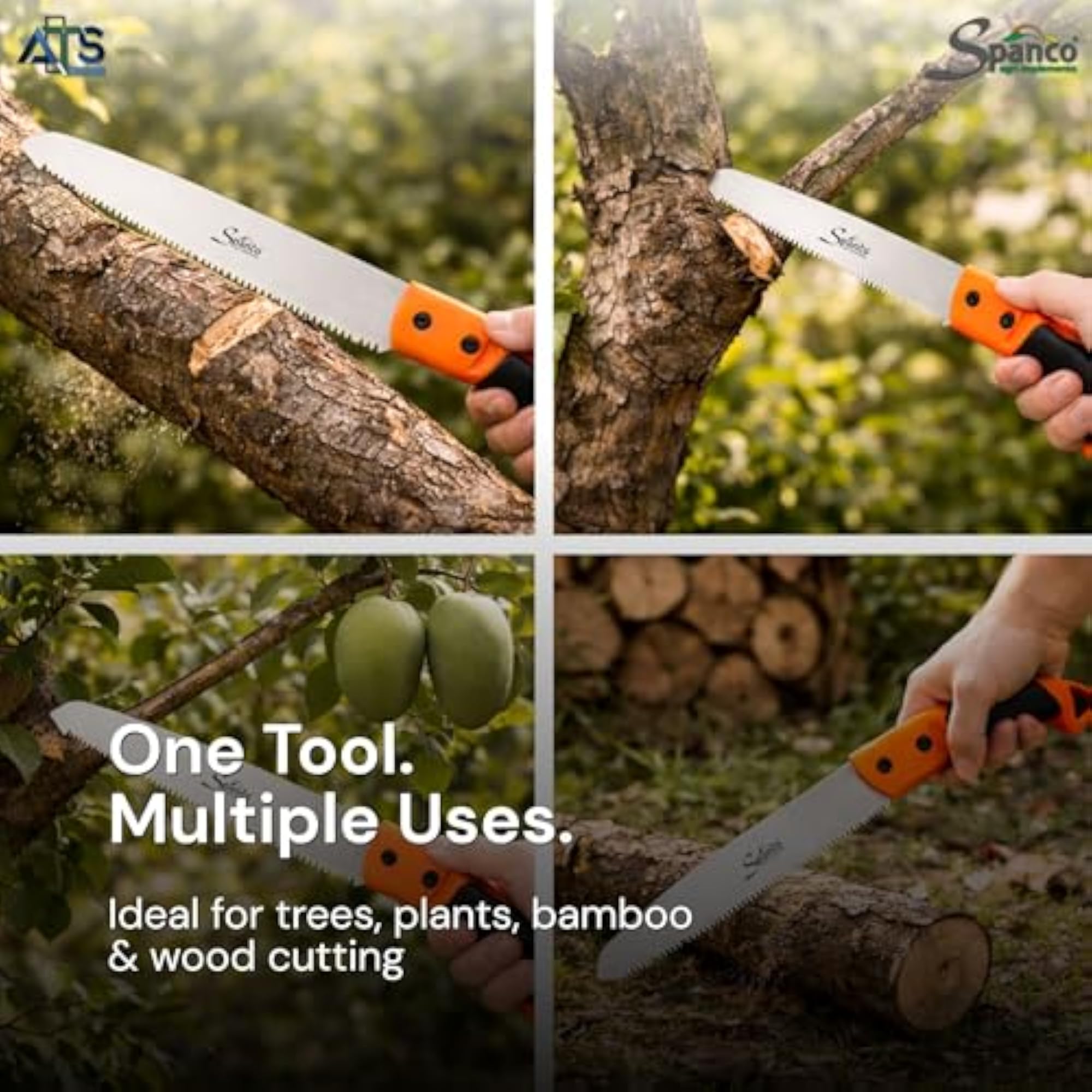 Pruning Saw with Stainless Steel Double Action Teeth