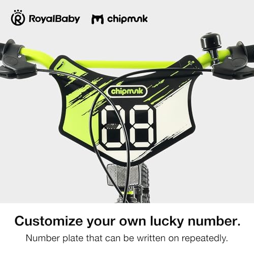 Image of Chipmunk Kids Bike 12 14 16 18 Inch Bicycle with Training Wheels Beginners Boys Girls Ages 3-10 Years Multiple Colors