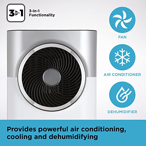 BLACK+DECKER BXAC40008GB Portable 3-in-1 Air Conditioner with 24-Hour Timer, Remote Control, 12,000 BTU, White - Image 4