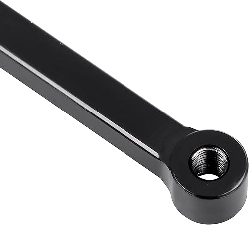 Miniatura 5 de Juego de palancas de cambio extendidas negras de 9.84 pulgadas, con talón, puntera compatible con Harley 1986-2017 FL Softail, Touring Road Street