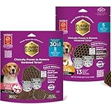 Yummy Combs Dog Dental Treats – Vet VOHC Approved, Removes Tartar – A Yummy Treat for Teeth Cleaning – Fish & Egg Protein (Small 30 Count) and Chicken Protein (Small 8oz)