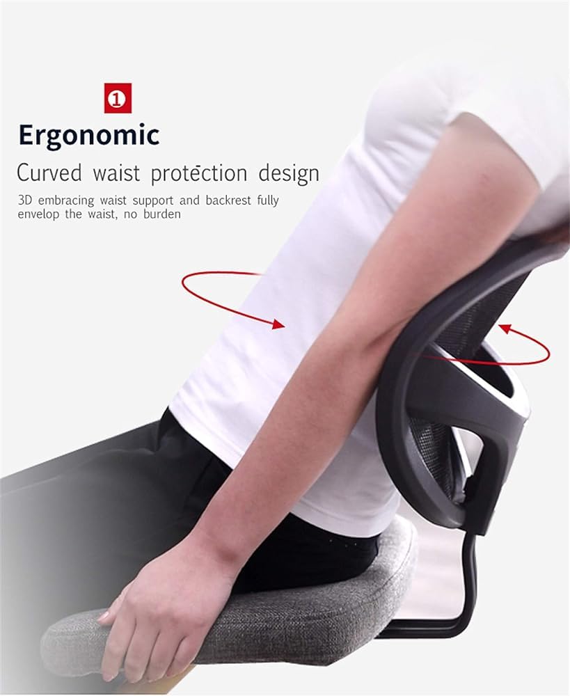 Kniestuhl mit Rückenlehne, korrigierendes Sitzen, verbessert die Körperhaltung, Studentenstuhl, ergonomischer hölzerner, verstellbarer abgewinkelter Sitzhocker, für Zuhause, Büro, Studio