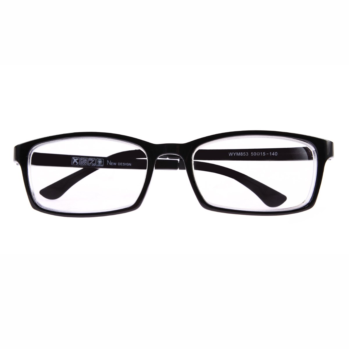 Southern Seas 1 PR Black Frame Shortsighted Myopia Glasses -1.00 Strength **These are not reading glasses**