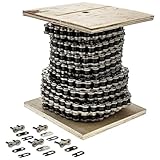 NICHE 530 Standard Motorcycle Drive Chain Bulk Reel with 5 Connecting Master Link (25 Feet)