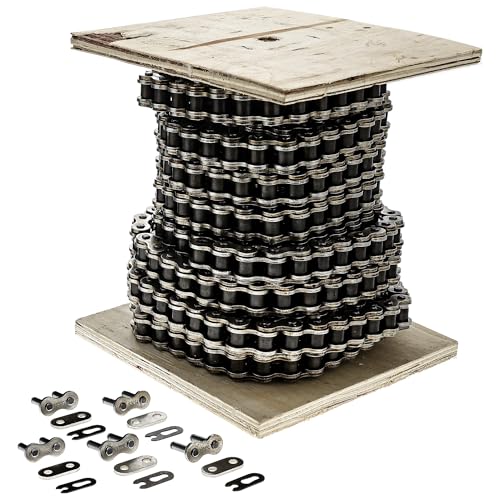 NICHE 428 Standard Motorcycle Drive Chain Bulk Reel with 5 Connec...