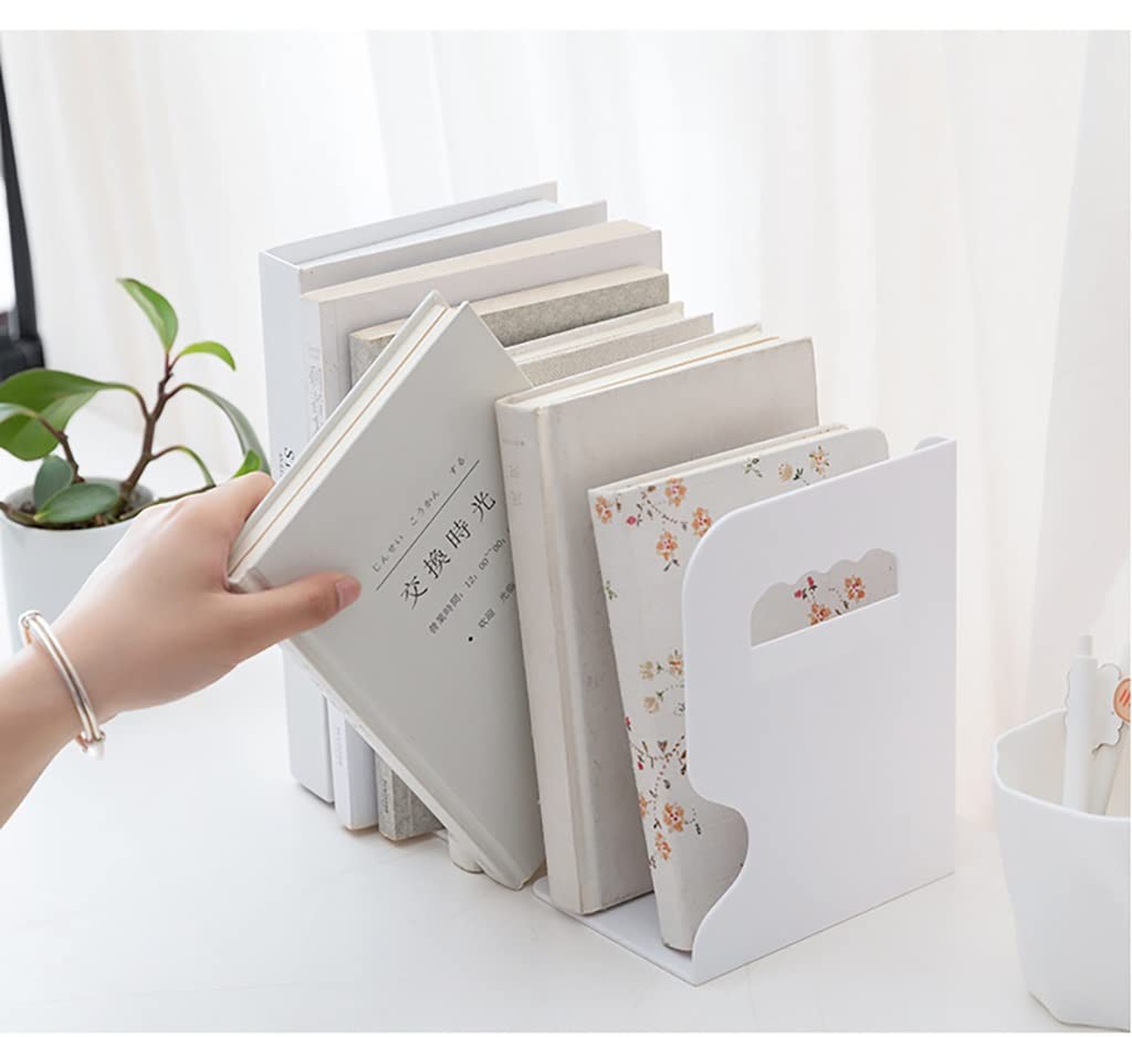 Reggilibri Fermalibri espandibili in metallo, fermalibri in metallo, organizer da scrivania for scaffali, supporto for libri regolabile, fermalibri for impieghi gravosi, divisori for libri for bambini