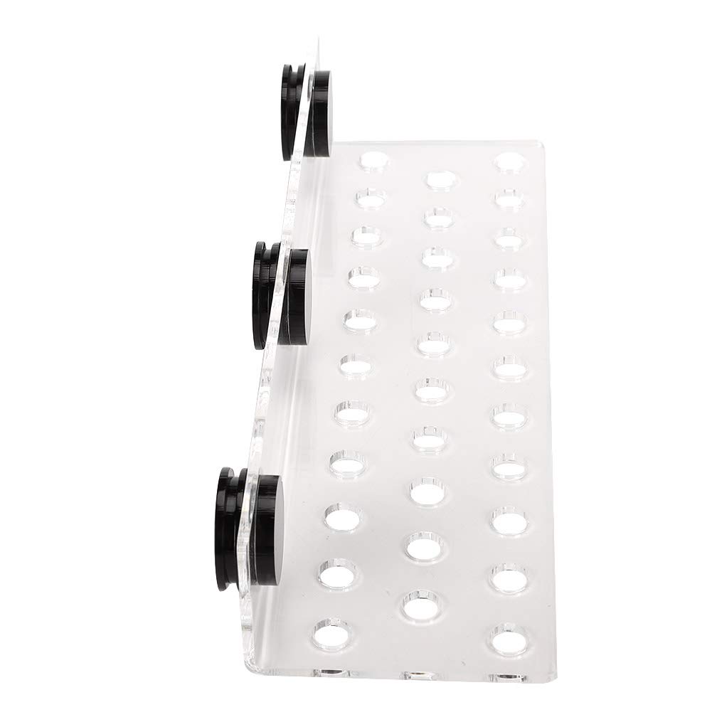 Tyenaza Coral Frag Rack, Acquario Fish Tank Coral Rack Staffa Acrilico Forte aspirazione Coral Frag Rack Staffa per Sea Source Coral (32 buche)