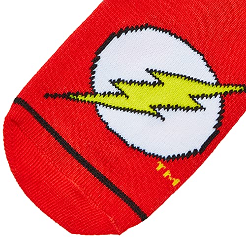 Justice League boys Superhero 5 Pack No Show Socks2