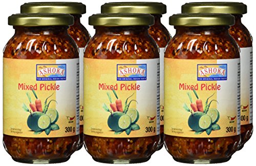 ASHOKA Mixed Pickle, Bombay, 6er Pack (6 x 300 g)