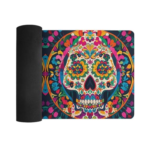 Desk Pad Protector con diseño Many Mexican Skull 24x12 pulgadas miniatura 3
