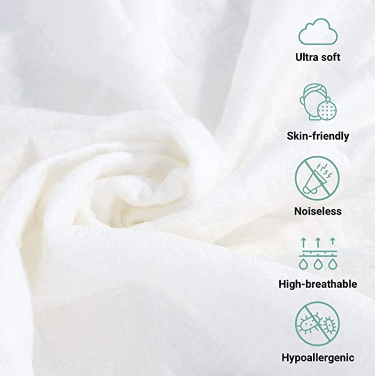 Organic Waterproof Mattress Protector - Springtek -4