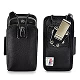 Turtleback Mobile Computer Case Made for Zebra Motorola MC67 KT-67NA Touch Computer Nylon Holster, 2 Belt Clips (Metal Clip & Belt Loop) Mobile Scanner Holder Fits Devices 6 1/4