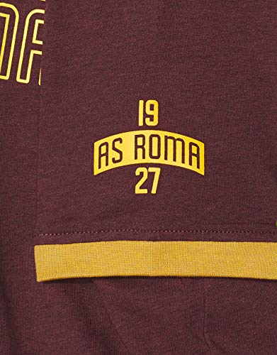 AS Roma Felpa Bambino, Cappuccio, Bordeaux, 10