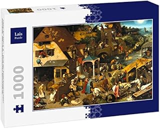 Lais Jigsaw Puzzle Pieter Bruegel the Elder - Series of Arch-like Paintings, The Dutch Proverbs 1000 Pieces