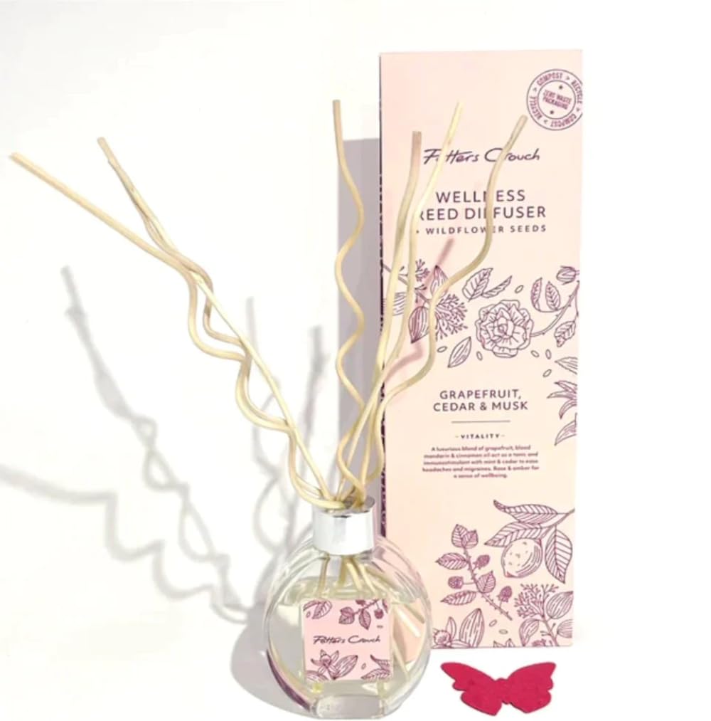 Potters Crouch Wellness Reed Diffuser - Grapefruit, Cedar & Musk