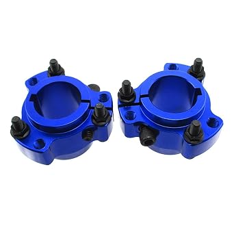 32mm 1-1/4" Bore Rear Wheel Hub 1/4" Bolts for Racing Go Kart Cart Drift Trike Blue