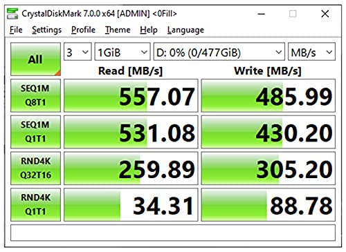SSD 512GB 3D NAND TLC SATA III 6Gb/s M.2 2280 NGFF 64TBW Read Speed Up to 520MB/s SLC Cache Performance Boost Internal Solid State Drive for PC Computer Laptop and Desktop - Hdd - Immagine 6