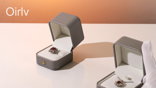 Boite De Bague 2 Boîtes à Bagues En Velours - 5x5x4cm (mariage/fiançailles) Ecrin Bague