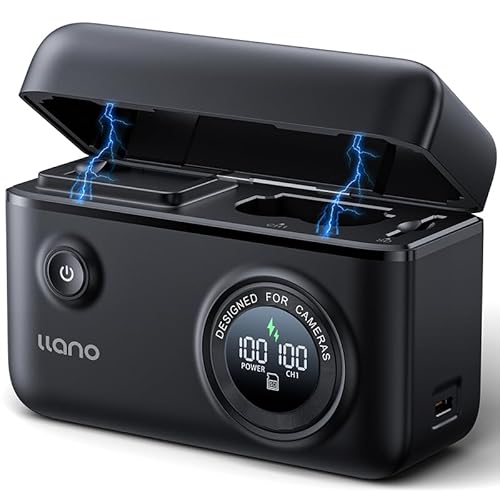 llano NP-W235 カメラバッテリー 充電器 【第三次代！1台4役】(10400mAh モバイルバッテリー搭載/4.0 高速カードリーダー/PD 20W高速充電/SDカード収納/USB-C 充電ポート/LED数字表示) 1台4役 ForFUJIFILM X-T4/X-H2/X-T5/X-H2S/X-S20/GFX100S/GFX5OS IIなどに対応 CS2PROシリーズ