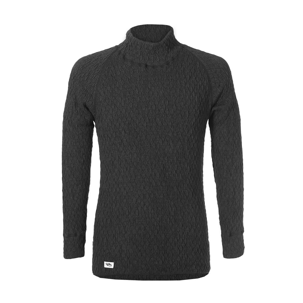 ひだまり] [紳士用] 長袖ハイネックアンダー 防寒インナー あったか肌着 Amazon | [ひだまり] 紳士用 エベレスト 長袖ハイネックシャツ