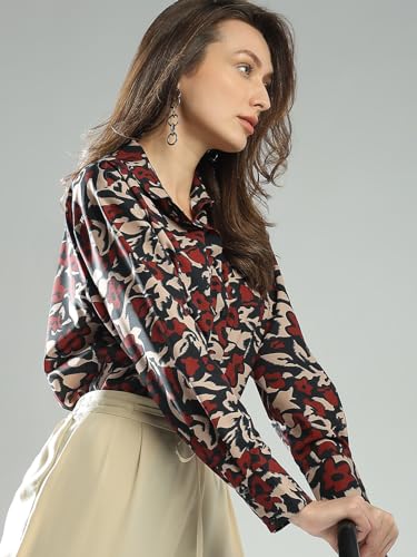 Image of VERO Moda Women Floral Print Shirt | Long Sleeve | Regular Fit