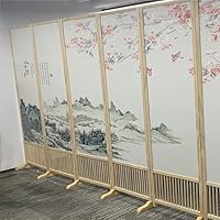 Amazon｜パーテーション 衝立 部屋 仕切り 間仕切り 中国の風景の壁の 