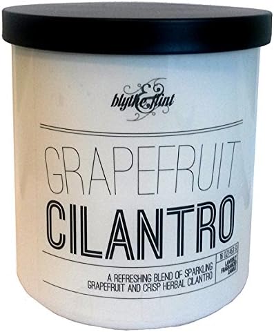 MVP Group International Blythe & Hint 2-Wick Grapefruit Cilantro 16 Oz. Candle in White Glass