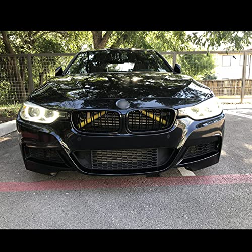 Image of SANRILY For BMW Grille Stripes Accessories Premium Grille Inserts Trims for BMW X4 G02, X3 F25 /G01, X5 G05 2018-2021 Grill Inserts-Yellow