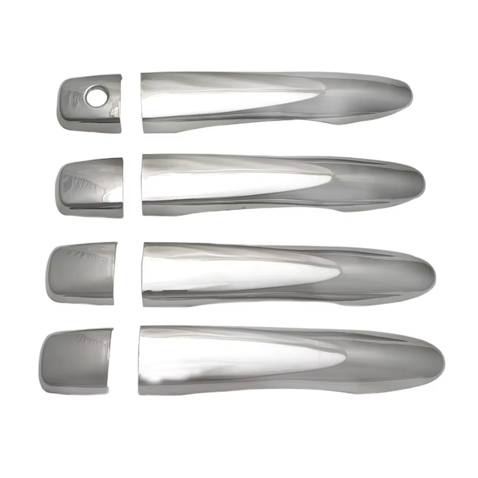 DSPOLIMV Outer Door Handle Cap Compatible with Nissan for Navara NP300 2015 2016 2017 2018 2019 2020 Car Exterior Chrome Door Handle Cover Trim Stickers Cars