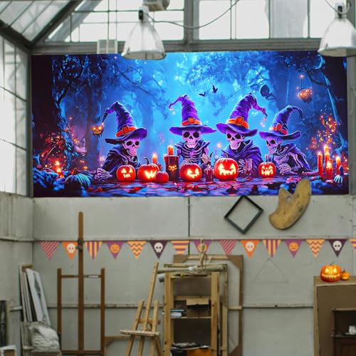 Vinilo Decorativo para Ventana con Diseño Halloween 39.3x17.7 pulgadas miniatura 7