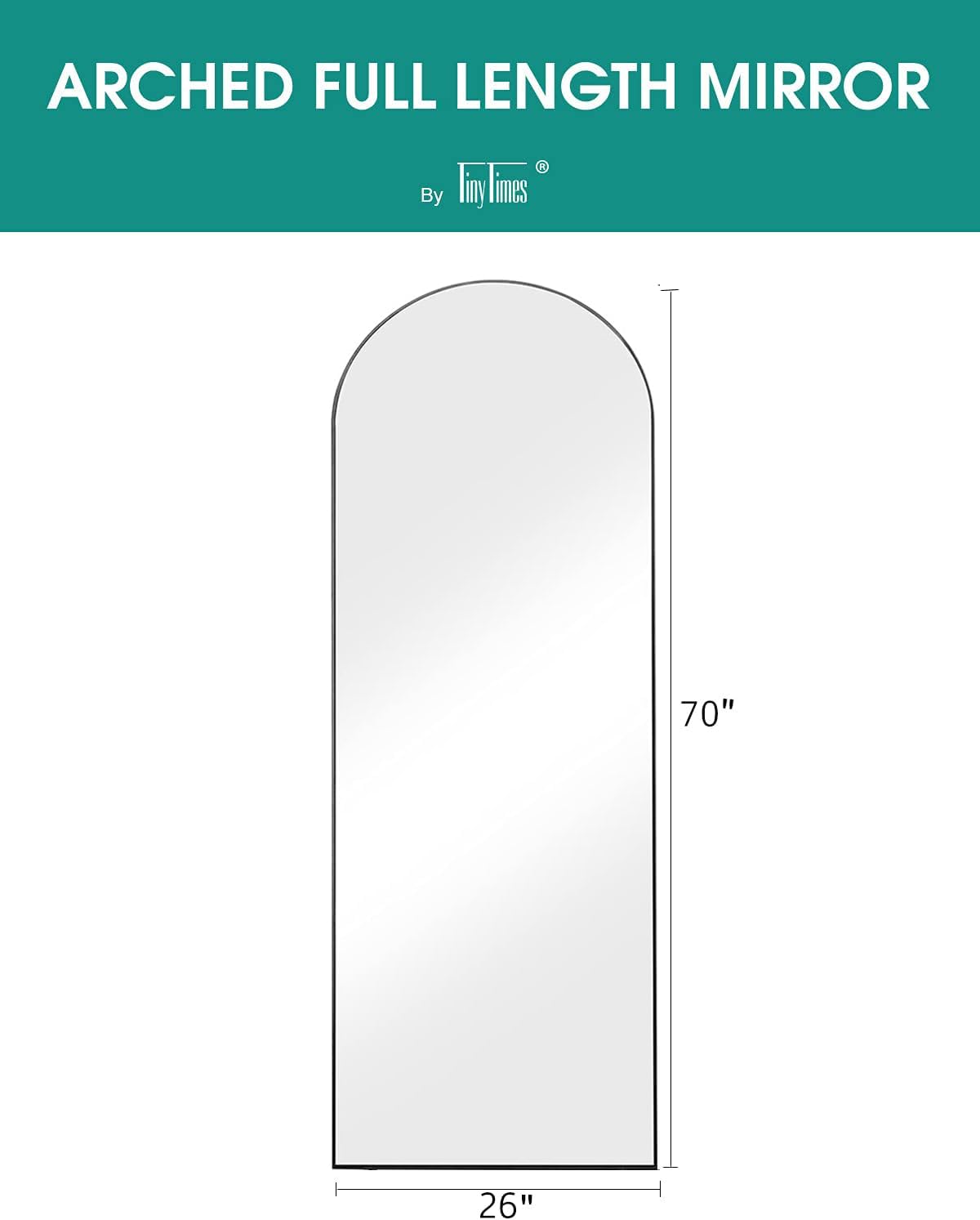 Tinytimes Espejo Decorativo De Pared Para Ventana 20 X 30 | Envío Gratis