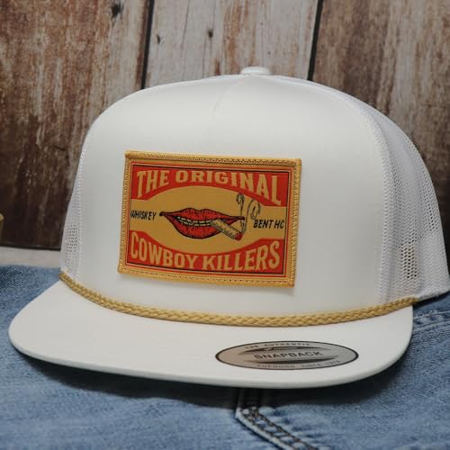 Image of WHISKEY BENT HAT CO. Matchbox - Original Cowboy Killers 5-Panel Meshback Snapback Hat