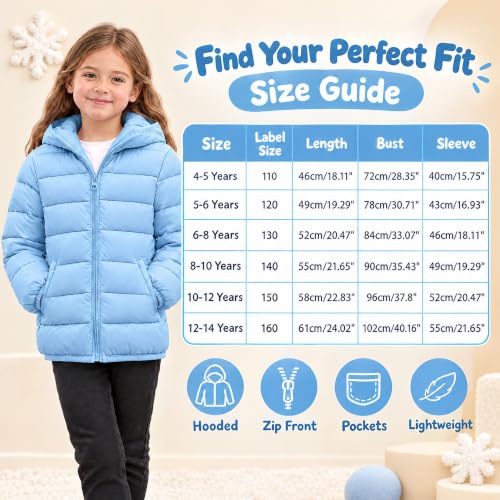 Kids Winter Coats Boys Girls Lightweight Puffer Quilted Jacket - image 7