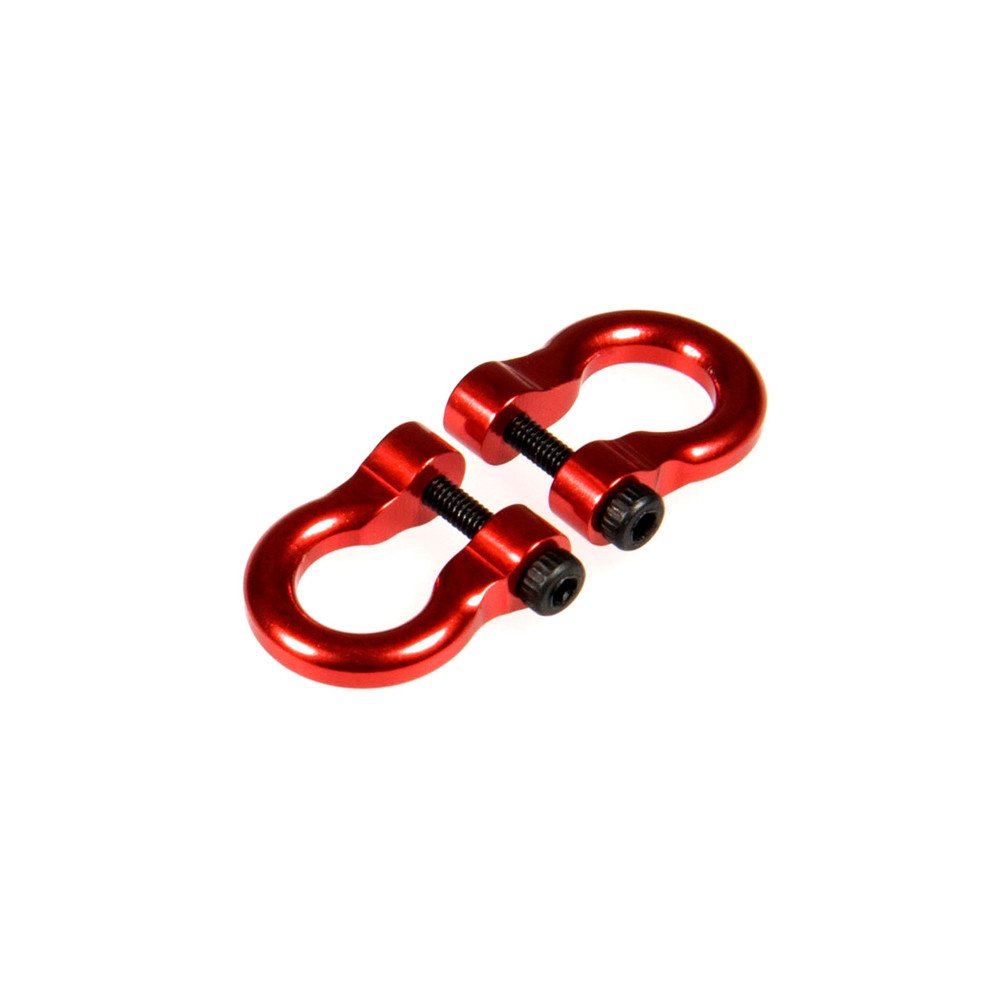 Gancio Di Traino In Metallo Per Auto RC – Compatibile SCX10, D90, D110, TF2, TRX-4 - Foto 1
